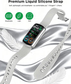 SOUYIE Smart Watch Fitness Trackers for Women Men, 1.47″ HD Curved Screen, 24/7 Heart Rate/SpO2/ Blood Pressure Monitor, Sleep Tracker, 110+ Sports Modes, Waterproof Activity Tracker for Android iOS
