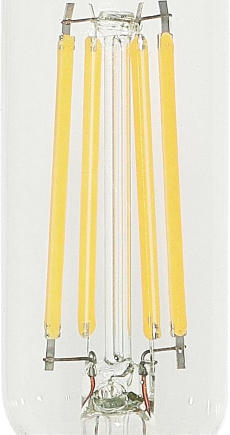 Westinghouse Lighting 5335000 5 Watt (60 Watt Equivalent) T8 Dimmable Clear Filament LED Light Bulb, Candelabra Base