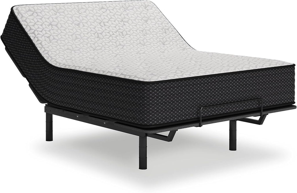 Signature Design by Ashley King Plush 12 Inch Hybrid Mattress with Gel Memory Foam and Edge Support for Cool Sleep and Pressure Relief, Fiberglass-Free, Bed In A Box