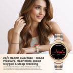 SOUYIE 2026 Luxury Smart Watch for Women, 1.19" AMOLED Display, DA GPT Smartwatch, Heart Rate, Sleep Monitor, 107 Sports Modes Fitness Tracker, Compatible with iOS & Android