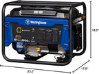 Westinghouse 4650 Peak Watt Portable Generator, RV Ready 30A Outlet, Gas Powered, CO Sensor