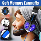 BENGOO G9000 Stereo Gaming Headset for PS4 PC Xbox One PS5 Controller, Noise Cancelling Over Ear Headphones with Mic, LED Light, 7.1 Surround Sound, Soft Memory Earmuffs for Nintendo Xbox Series X|S