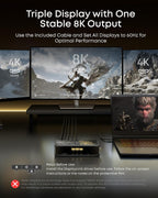 Anker Prime Docking Station (DL7400) Black Myth: Wukong Limited Edition, 14-Port Triple Display, 140W Max, Triple 4K 60Hz, for macOS and Windows (The Latest DisplayLink Driver Required)
