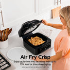 Ninja® Foodi™ Smart 5-in-1 Indoor Grill | With 4-Quart Air Fryer, Roast, Bake, Dehydrate, and Smart Cook System | Black | LG451BK