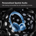 Beats Solo 4 - Wireless On-Ear Bluetooth Headphones, Up to 50-Hour Battery Life, Ultra-Lightweight Comfort, Powerful and Balanced Sound, Apple & Android Compatible - Slate Blue