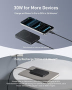 Anker MagGo Power Bank, Slim 10,000mAh Magnetic Battery Pack, Qi2 Certified 15W Ultra-Fast MagSafe Compatible Portable Charger, Ergonomic Design, for iPhone 12/13/14/15/16 Series, and More