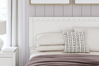 Signature Design by Ashley Hallityn Casual Full Panel Platform Bed, Foundation or Box Spring Not Needed, White