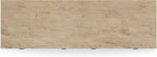 Signature Design by Ashley Cielden 6 Drawer Dresser, Quick 10-Minute Assembly, Textured Cane Details, Coastal Modern Bedroom Storage, Light Brown Two-Tone
