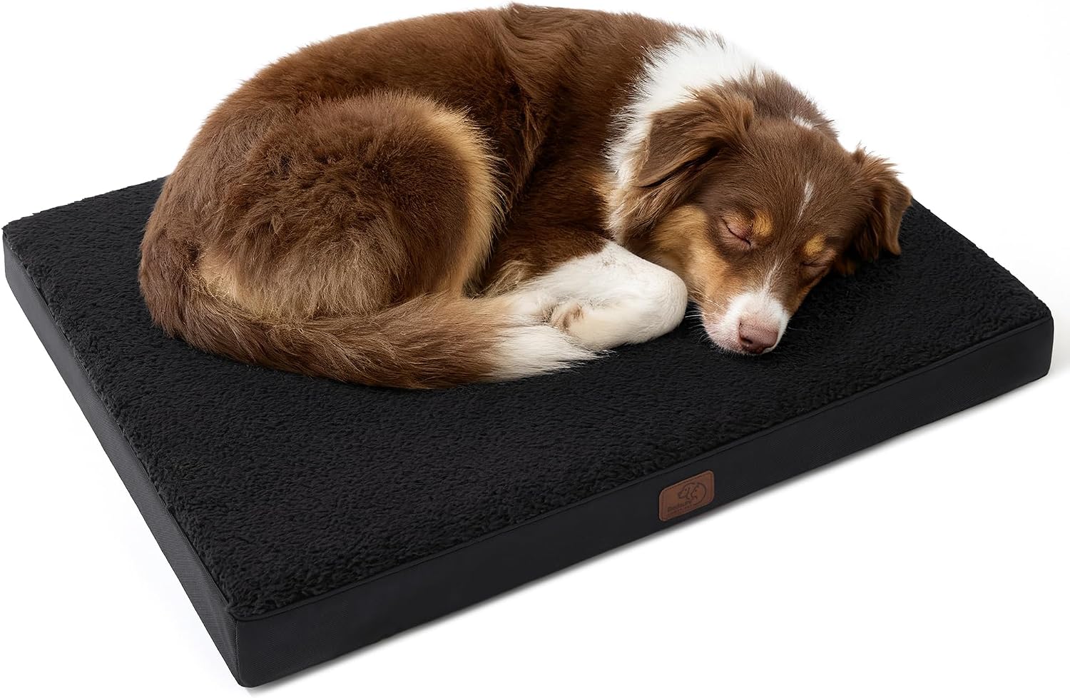 Bedsure Cooling Dog Bed for Crate, Large Breathable Pet Summer Bed, 35 Inch | Orthopedic Egg Crate Foam, Cold Summer Pad Mat, Non-Slip Bottom, Comfy Removable Washable Cover, For Pets Up to 50 lbs