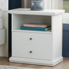 Signature Design by Ashley Bostwick Shoals Children's Traditional 1 Drawer Nightstand with 1 Storage Cubby, 24.37" Tall, White