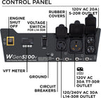 Westinghouse 6600 Peak Watt Home Backup Portable Generator, Transfer Switch Ready 30A Outlet, RV Ready 30A Outlet