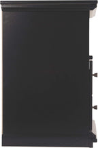 Signature Design by Ashley Maribel Children's Traditional 1 Drawer Nightstand with 1 Storage Cubby, 24.37" Tall, Black