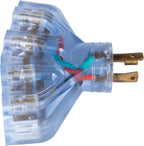 Westinghouse 302116A Generator Plug Adapter, 30A 120V L14-30P to (4X) 5-20R