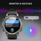 2026 Smart Watch for Men, Standalone GPS & Offline Maps, 5ATM Waterproof, 1.43" AMOLED, 4GB RAM, 178 Sports Modes, Compass, Heart Rate/SpO2/Stress/All-Day Sleep Monitor, Compatible Android iOS Black