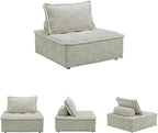 Signature Design by Ashley Bales Low Profile Floor Seating Accent Chair, Gray