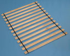 Signature Design by Ashley Platform Full Roll Slats, Full Size Bunkie Board Alternative, Replacement Bed Slats, Low-Profile Mattress Support with Pre-Drilled Pilot Holes, Brown