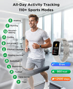 SOUYIE Smart Watch Fitness Trackers for Women Men, 1.47″ HD Curved Screen, 24/7 Heart Rate/SpO2/ Blood Pressure Monitor, Sleep Tracker, 110+ Sports Modes, Waterproof Activity Tracker for Android iOS