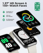 Smart Watch Fitness Tracker (Answer/Make Call), 24/7 Heart Rate Spo2 Blood Pressure Monitor Sleep Tracker, 114 Sports Modes Pedometer Calorie Step Tracker, Waterproof Activity Tracker for Men Women