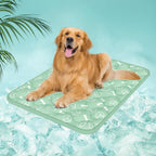 Rywell Dog Cooling Mat 2.0, Elegant Grey, 44"*32" Thick & Durable Cooling Mat for Extra Large Dogs, Extended Cooling with Waterproof & Color-Changing Arc-Chill Fiber (Q-Max>0.5), Ideal for Summer