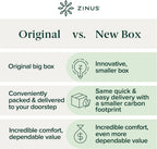 Zinus 8-Inch Twin Cooling Essential Memory Foam Mattress, White, Medium Feel, Fiberglass Free, Certified Safe Materials