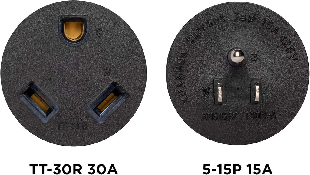 Westinghouse 301154A Generator Plug Adapter, 5-15P to TT-30R