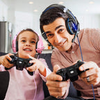 BENGOO G9000 Stereo Gaming Headset for PS4 PC Xbox One PS5 Controller, Noise Cancelling Over Ear Headphones with Mic, LED Light, 7.1 Surround Sound, Soft Memory Earmuffs for Nintendo Xbox Series X|S