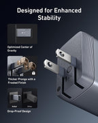 Anker Prime 100W 3-Port GaN USB C Charger Block, Fast Foldable Wall Charger | Fast Charging Wall Charger, Foldable and Compact for MacBook, iPad, iPhone 17 Series, Galaxy S24/S23, and More