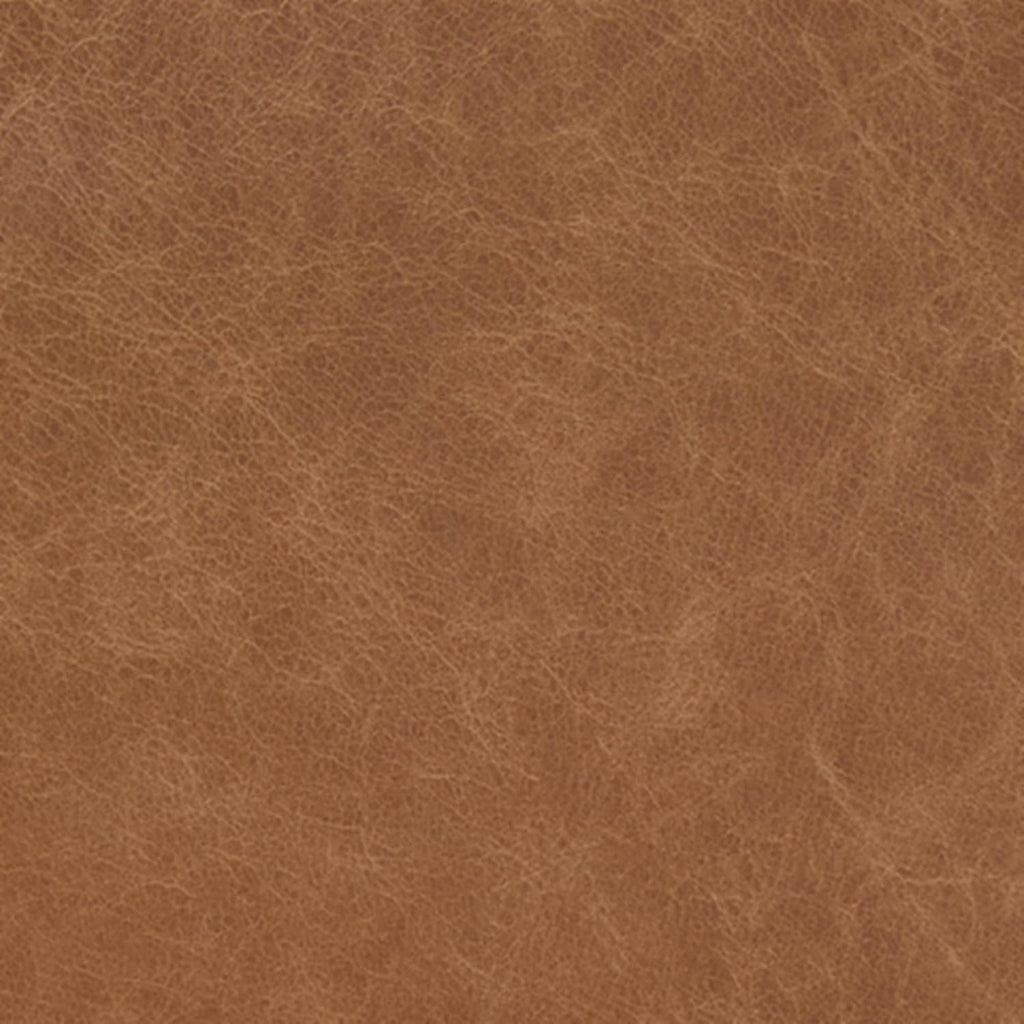 Signature Design by Ashley Garronmont Mid-Century Modern Leather Accent Chair with Metal Frame, Light Brown & Metallic