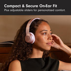 Beats Solo 4 - Wireless On-Ear Bluetooth Headphones, Up to 50-Hour Battery Life, Ultra-Lightweight Comfort, Powerful and Balanced Sound, Apple & Android Compatible - Amazon Exclusive Metallic Pink