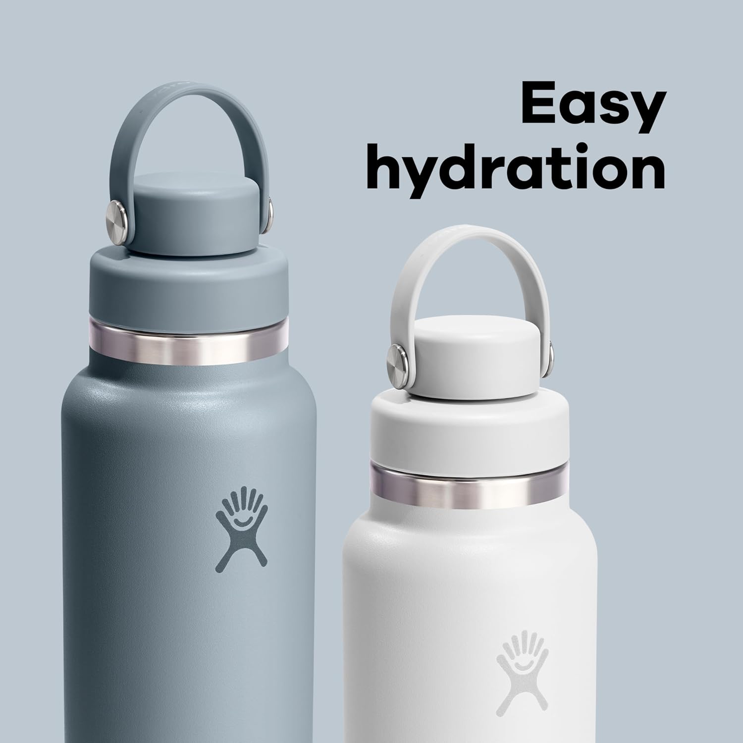 Hydro Flask Water Bottle - Insulated Stainless Steel - Wide Mouth Flex Chug Lid, Non Spill, Leakproof in 32 Oz Mermaid Green
