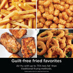 Ninja DoubleStack XL Smart Air Fryer, 2-Basket, 10 QT, 6-in-1, DoubleStack Technology Cooks 4 Foods at Once, Space Saving Design, Air Fry, Broil, Bake SL451