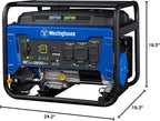 Westinghouse 4650 Peak Watt Dual Fuel Portable Generator, RV Ready 30A Outlet, Gas & Propane Powered