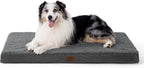 Bedsure Cooling Dog Bed for Crate, Large Breathable Pet Summer Bed, 35 Inch | Orthopedic Egg Crate Foam, Cold Summer Pad Mat, Non-Slip Bottom, Comfy Removable Washable Cover, For Pets Up to 50 lbs