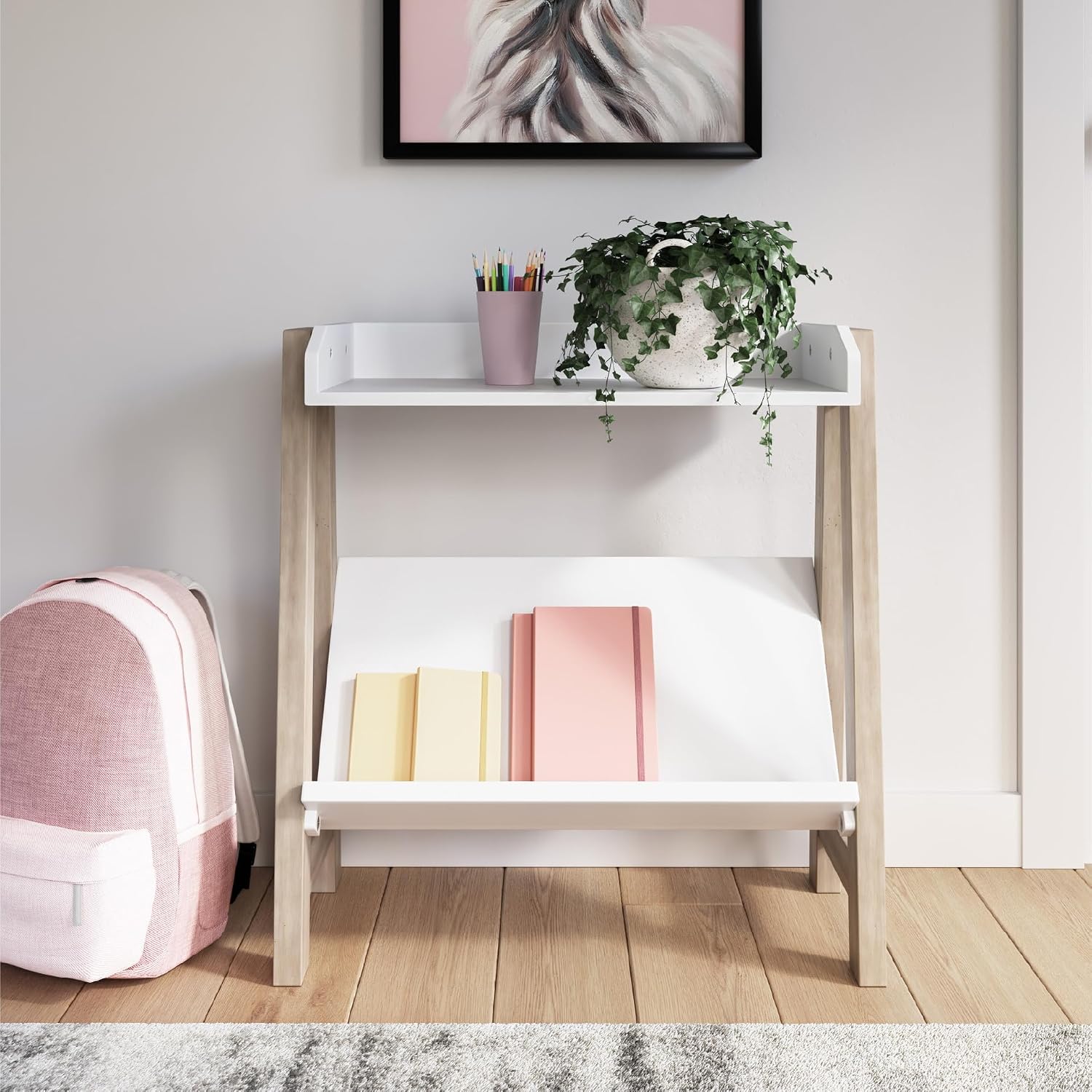 Signature Design by Ashley Blariden Children's Small Bookcase, White