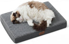 Bedsure Cooling Dog Bed for Crate, Large Breathable Pet Summer Bed, 35 Inch | Orthopedic Egg Crate Foam, Cold Summer Pad Mat, Non-Slip Bottom, Comfy Removable Washable Cover, For Pets Up to 50 lbs