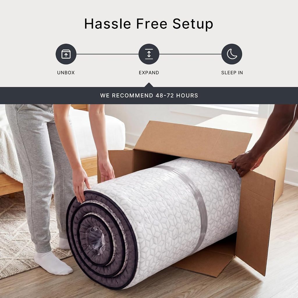 Signature Design by Ashley California King Pillow Top 13 ' Pillow Top Hybrid Mattress with Gel Memory Foam and Edge Support for Cool Sleep and Pressure Relief, Fiberglass-Free