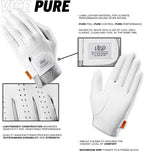 Vice Pure Golf Glove, White