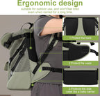 Wakytu Dog Backpack Carrier for Small Dogs,Pet Carrier for Travel & Hiking | Hands-Free Puppy Backpack,Adjustable Padded Breathable Straps,Ergonomic Front Facing Dog Carrier Backpack