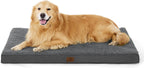 Bedsure Cooling Dog Bed for Crate, Large Breathable Pet Summer Bed, 35 Inch | Orthopedic Egg Crate Foam, Cold Summer Pad Mat, Non-Slip Bottom, Comfy Removable Washable Cover, For Pets Up to 50 lbs