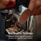 Ninja FlexFlame, Grill and Smoker, Electric and Propane Grill, Roaster, BBQ Grill, 5-in-1 Cooking System, 3 Burner, Digital Control, Outdoor Cooking, Griddle, Pizza Maker, Stainless Steel, PG301
