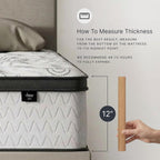 Signature Design by Ashley Chime Memory Foam 12" Full Mattress with Thick Memory and Support Foam for Pressure Relief, Fiberglass Free, Mattress In A Box