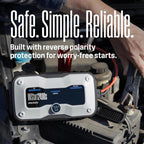 Westinghouse 4000A Portable Jump Starter & USB Power Bank - 12V Car Battery Booster Pack Jump Box for Up to 9.0L Gas & 7.0L Diesel Engines, Bright LED Flashlight, IP65 Rated Waterproof Housing
