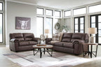 Signature Design by Ashley WalkerPoint Contemporary Sofa with Removable Cushion, Dark Brown