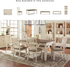 Signature Design by Ashley Bolanburg 20" Upholstered Dining Room Chair, Set of 2, Antique White