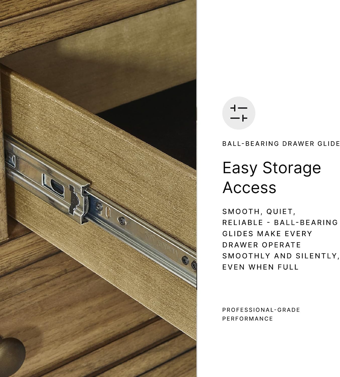 Signature Design by Ashley Sharlance Transitional 9-Drawer Dresser with Felt-Lined Top Drawers, Warm Brown