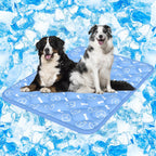 Rywell Dog Cooling Mat 2.0, Elegant Grey, 44"*32" Thick & Durable Cooling Mat for Extra Large Dogs, Extended Cooling with Waterproof & Color-Changing Arc-Chill Fiber (Q-Max>0.5), Ideal for Summer