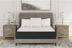 Signature Design by Ashley King Plush 12 Inch Hybrid Mattress with Gel Memory Foam and Edge Support for Cool Sleep and Pressure Relief, Fiberglass-Free, Bed In A Box