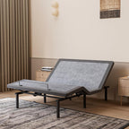 Split King Adjustable Bed Frame with Mattress - 14” Luxury Hybrid Mattress, Smart APP Contorl, Massage, Zero Gravity, Anti-Snore, 5 Minutes Installation, Head and Foot Incline, Medium Soft, Split King