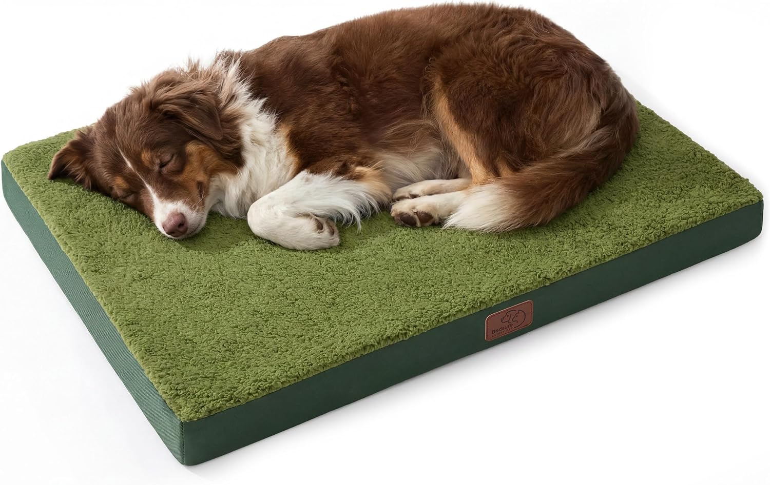 Bedsure Cooling Dog Bed for Crate, Large Breathable Pet Summer Bed, 35 Inch | Orthopedic Egg Crate Foam, Cold Summer Pad Mat, Non-Slip Bottom, Comfy Removable Washable Cover, For Pets Up to 50 lbs