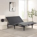 Zinus Nadia Adjustable Bed Frame, Electric Reclining Platform Bed Base, 5-Function Wireless Remote, Independent Head and Foot Incline, Easy, Tool-Free Assembly, Queen